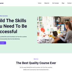 Educve Online Course - Best Education WordPress Theme